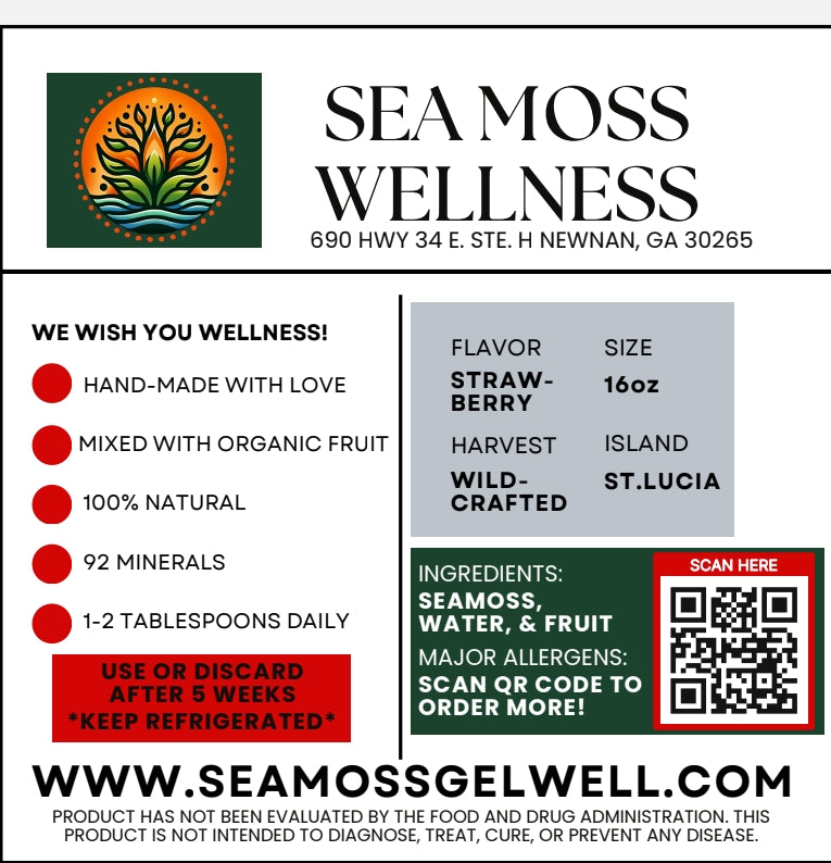 Fruit Infused Seamoss Gel
