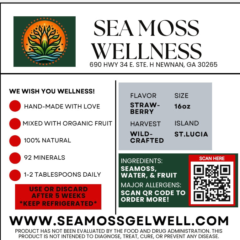 Fruit Infused Seamoss Gel