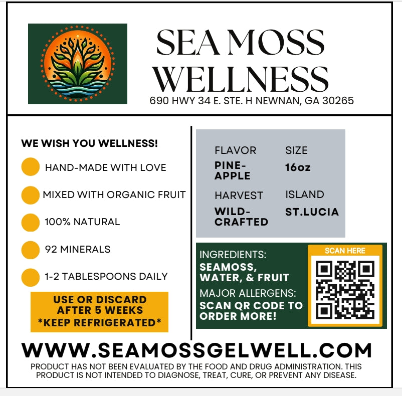 Fruit Infused Seamoss Gel