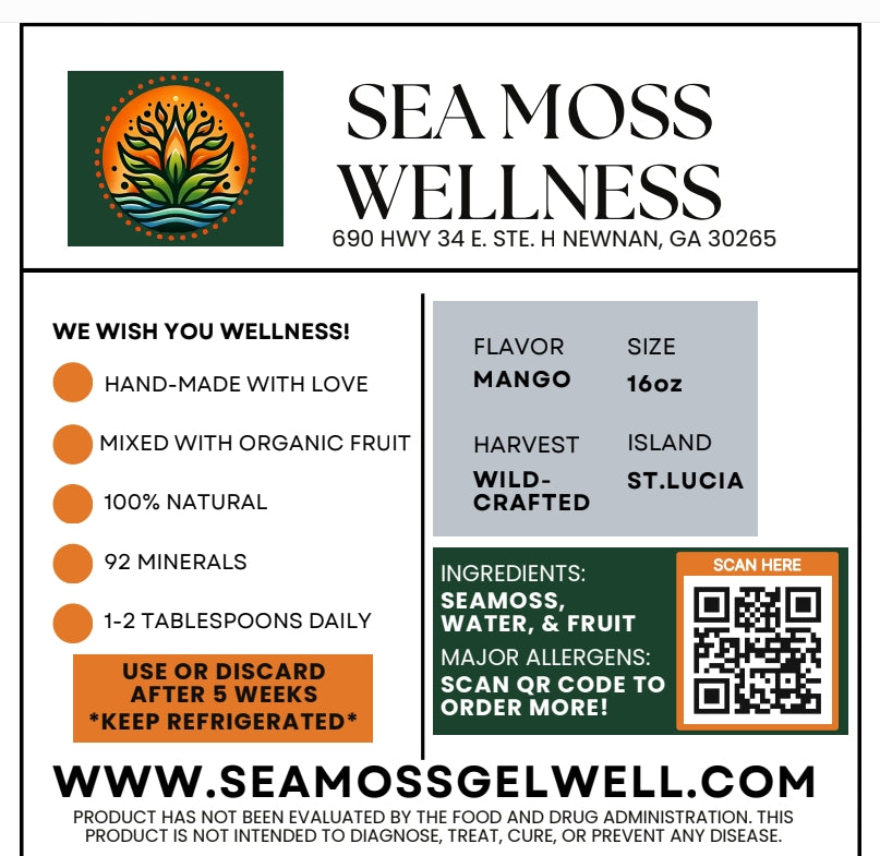 Fruit Infused Seamoss Gel