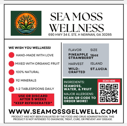 Fruit Infused Seamoss Gel